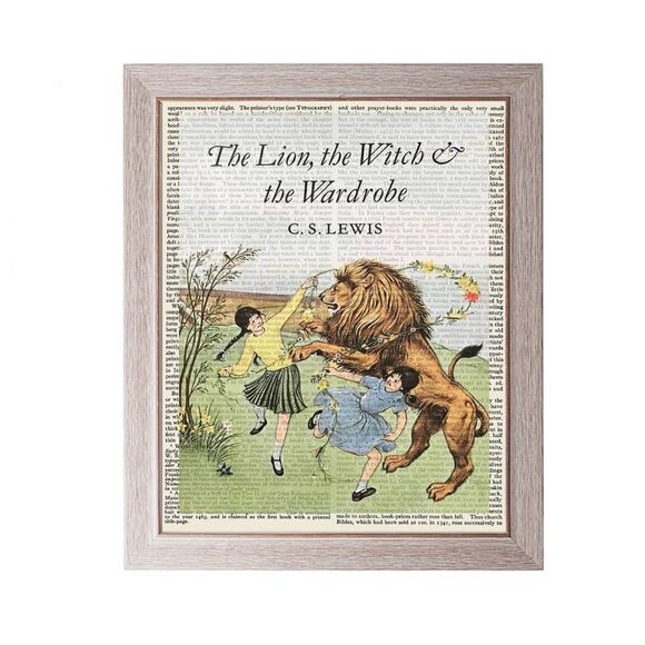 The Lion, the Witch, & the Wardrobe Book Cover Print - Picture 2 of 3